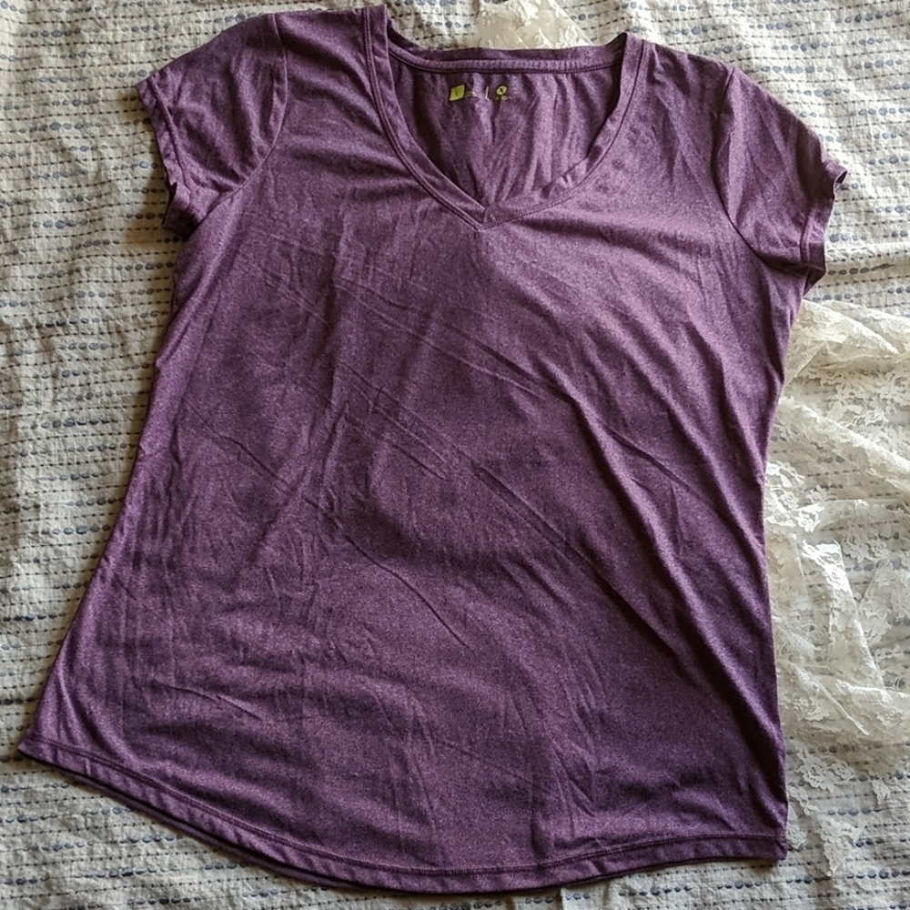 Xersion Women's Activewear Short Sleeve Top L